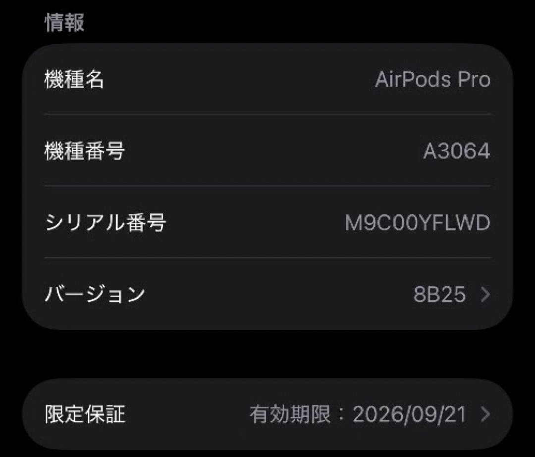 Apple AirPods Pro 第3世代 充電ケース A3122 23