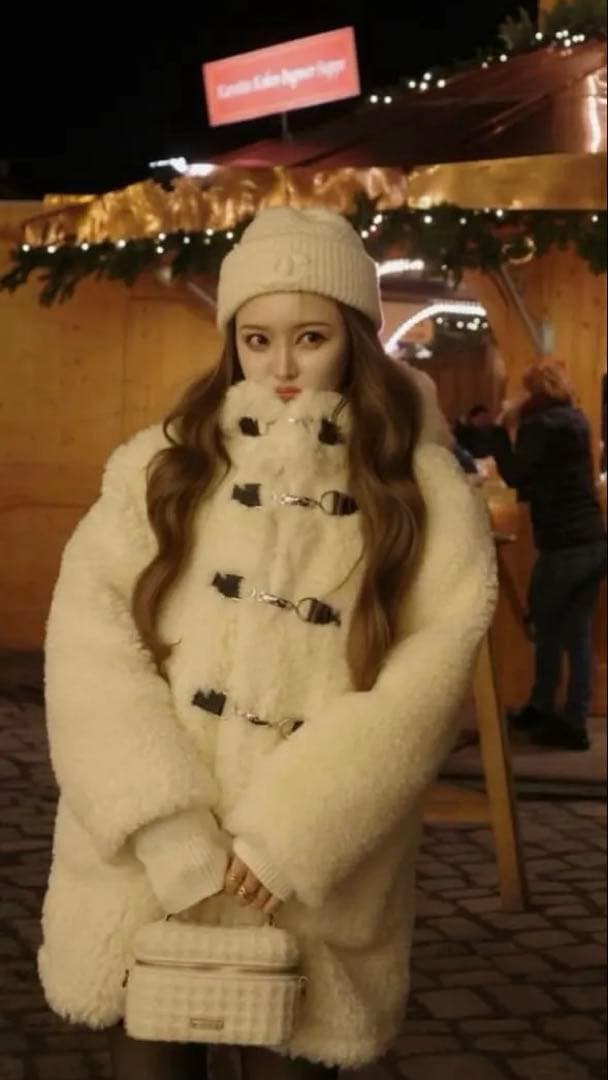 THETOE Hohe Vanity Bag バニティバッグ　アイボリー