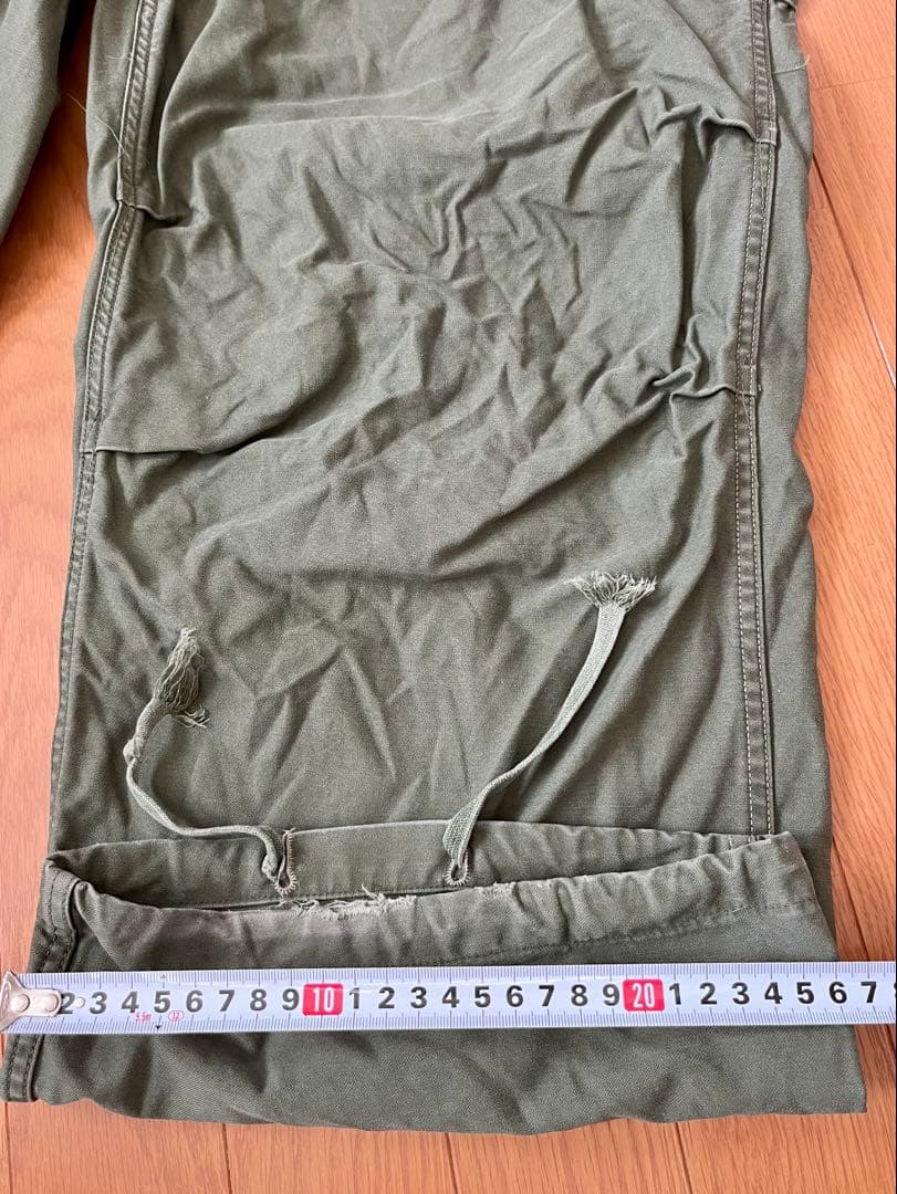 ◎50's 最初期 M51 パンツ 剥き出しスナップボタン コの字ジッパー 実物