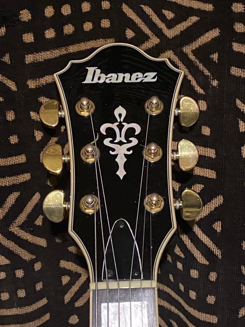 h*e様 Ibanez AG95QA-DBS/スモールボディフルアコ・ウッドブリ