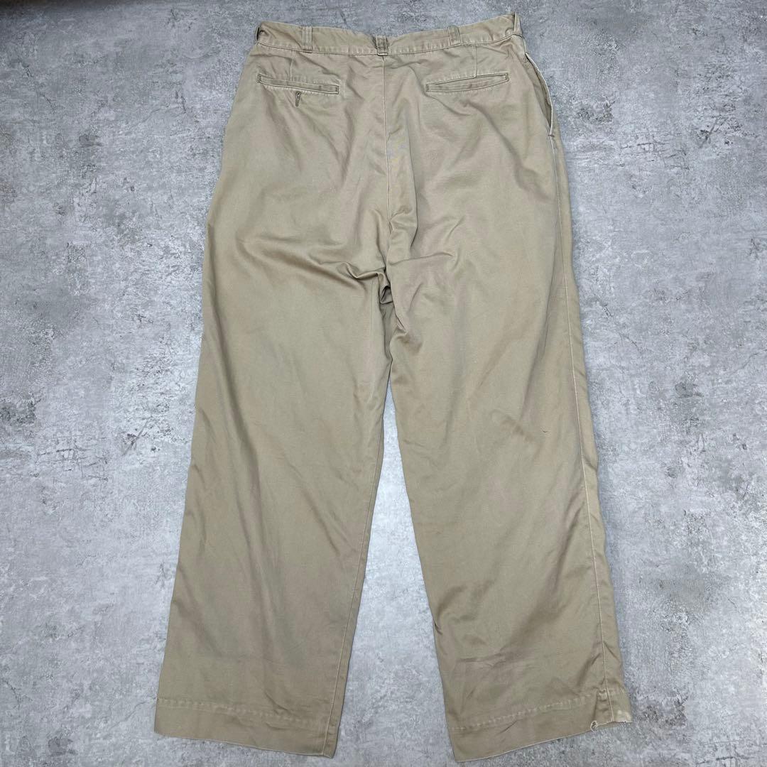 50-60s US ARMY チノパン PRENTICEジップ 米軍 実物