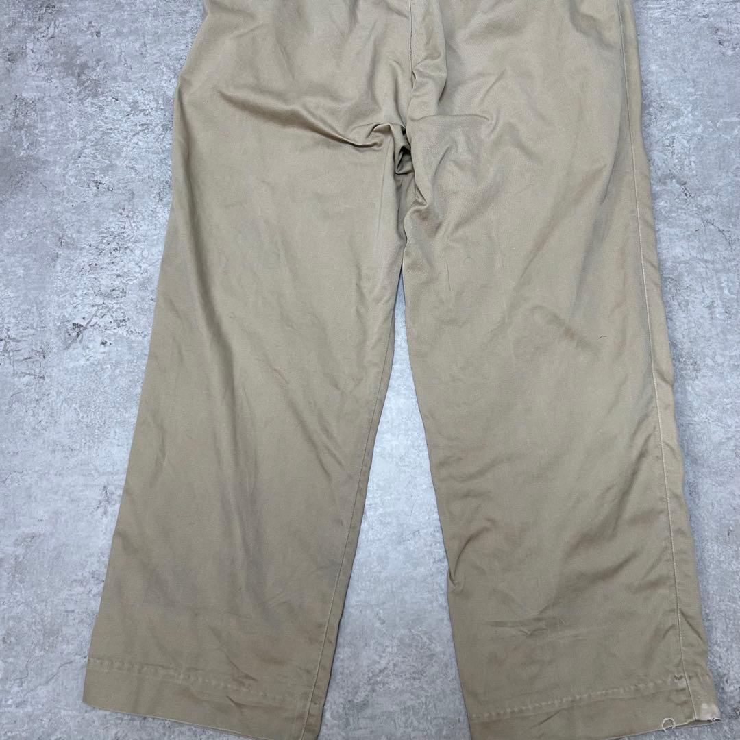 50-60s US ARMY チノパン PRENTICEジップ 米軍 実物