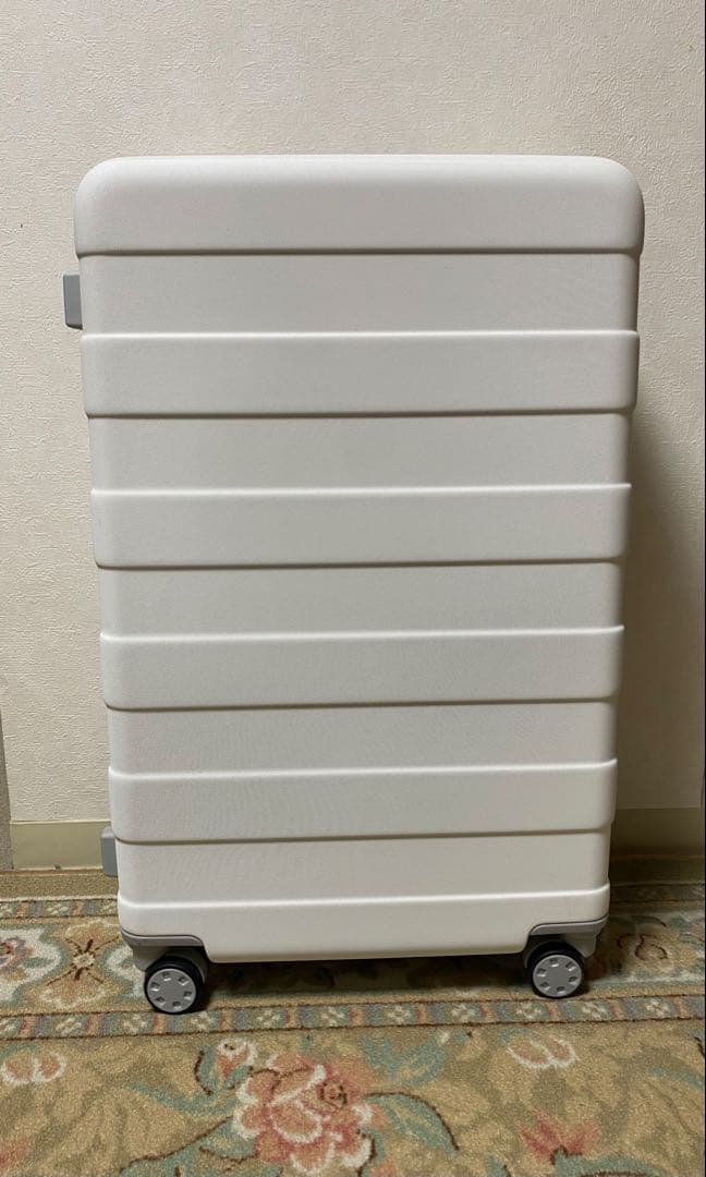 ◾️無印良品◾️バーを自由に調節できる　ハードキャリーケース　ホワイト