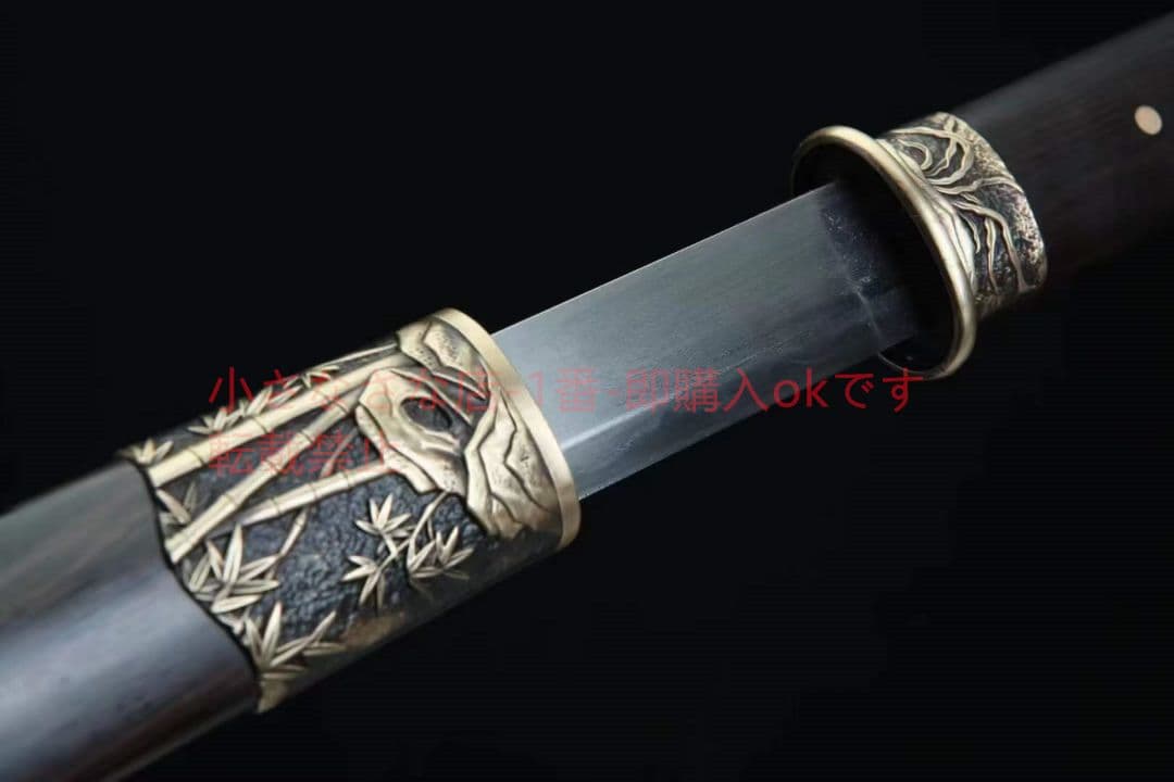 20寸---君子刀（黒檀金）古兵器 武具　刀装具　日本刀　模造刀 居合刀