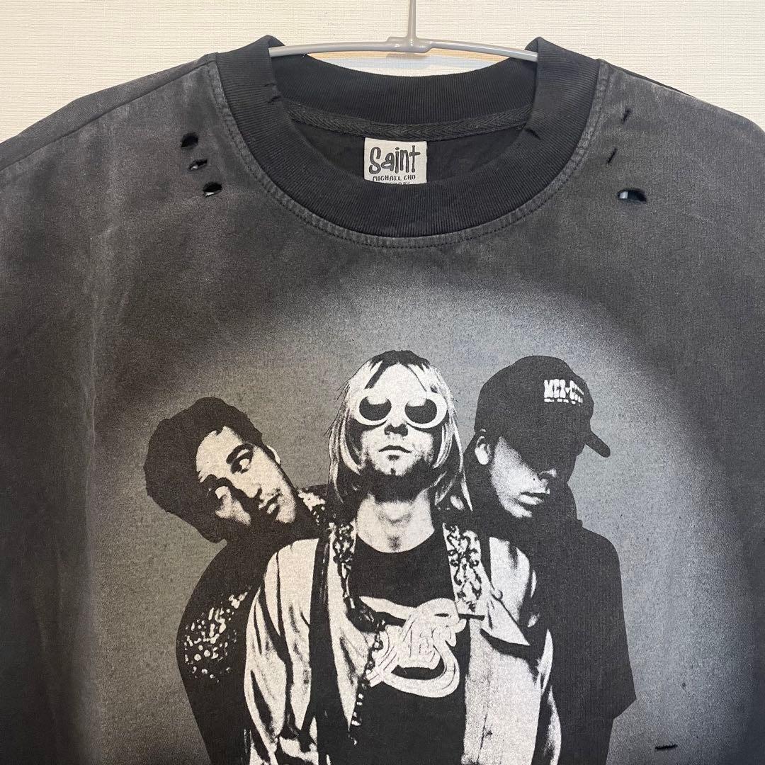 NIRVANA カットオフ ノースリーブ Lサイズ ニルヴァーナ SHIRTS