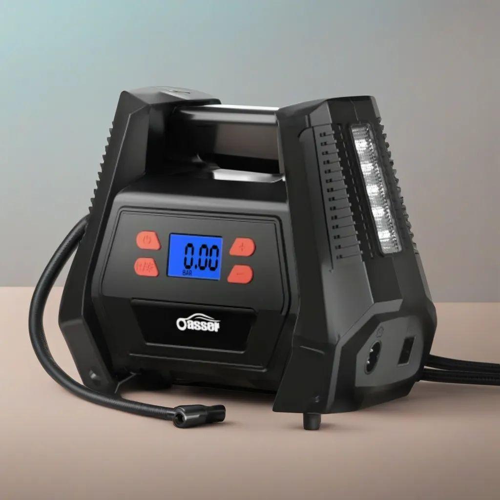 商品電動エアコンプレッサー AC/DC対応