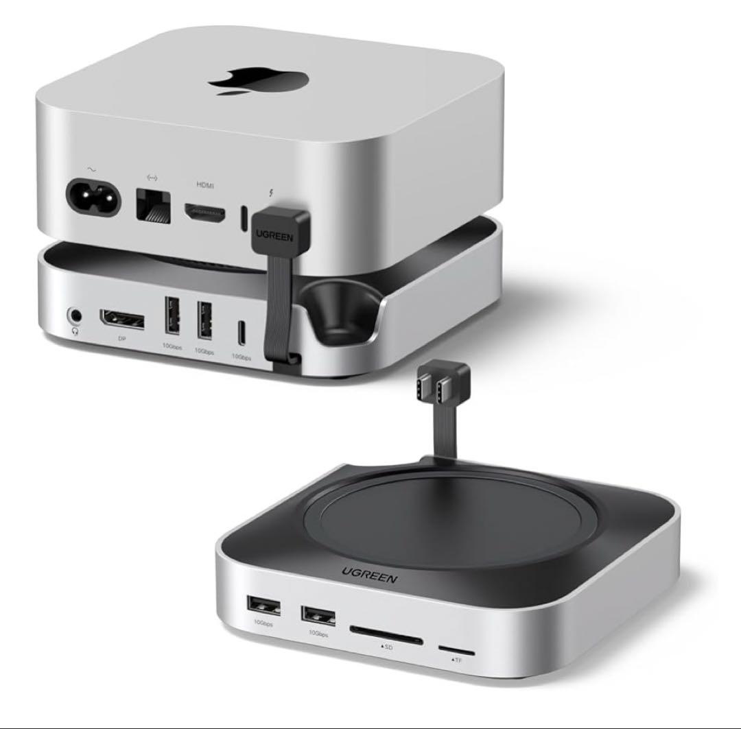 UGREEN Mac mini USB-Cハブ & スタンド 10in1 8K