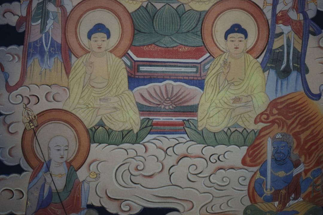 複製/十三佛図/工芸/布袋屋掛軸HF-322