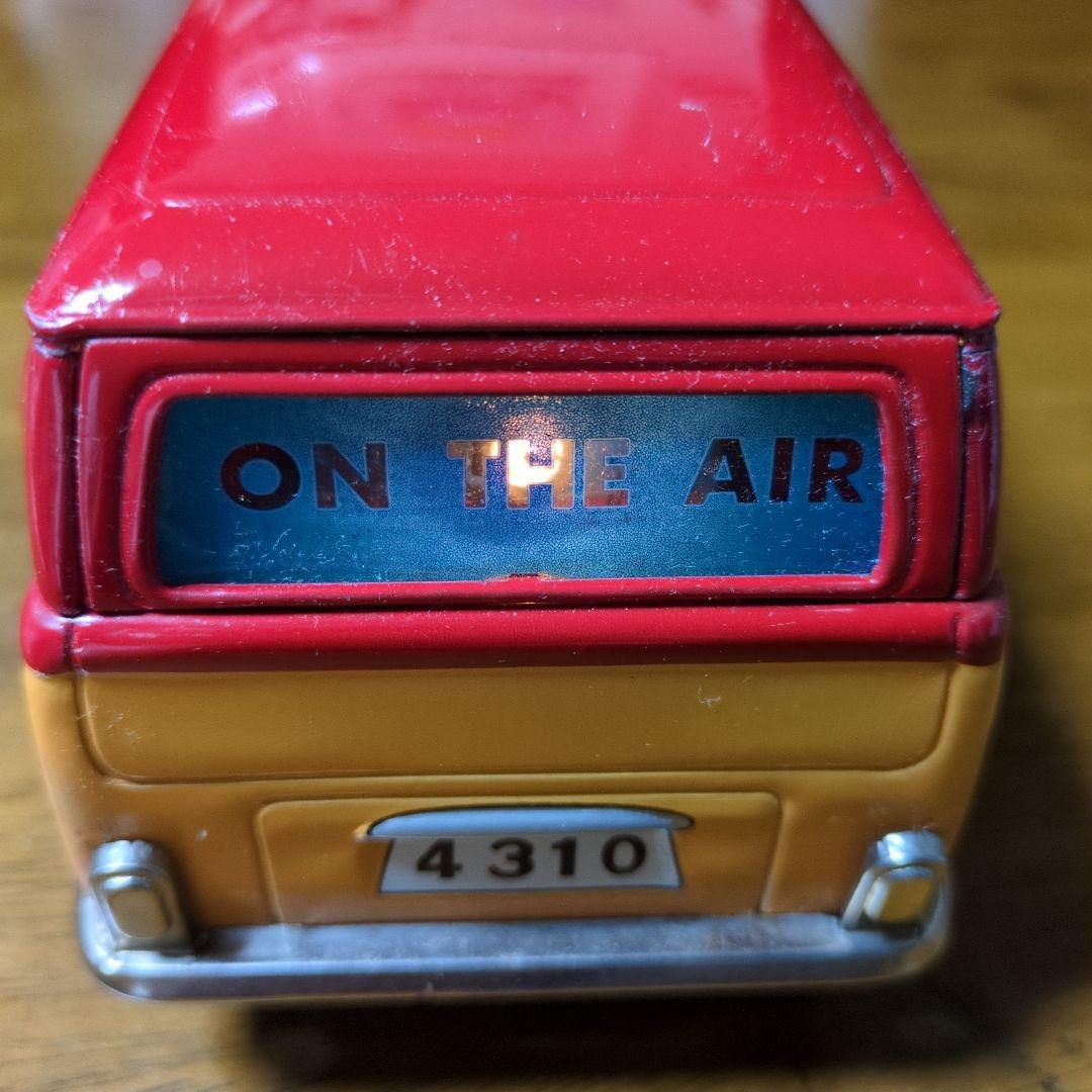 萬代屋（旧バンダイ）ブリキ フォルクスワーゲン タイプⅡ バス テレビ中継車