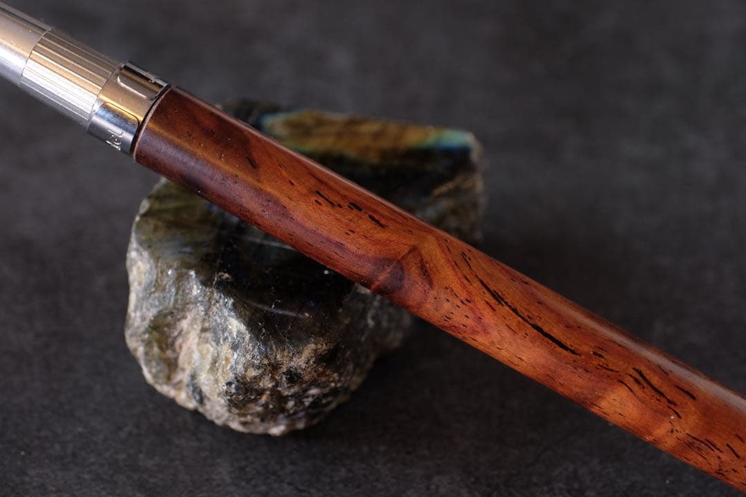 高村杢工房PG5木軸カスタムシャープペンシル0081 ホンジュラスローズ瘤