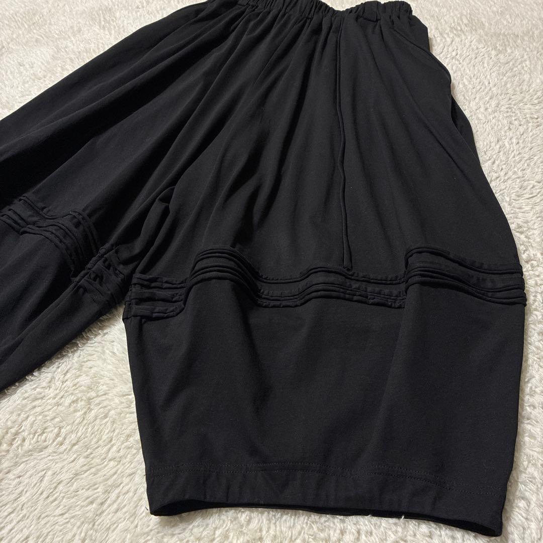 【美品】MOYURU 萌　バルーンパンツ　センソユニコ　ブラック　ゆったり