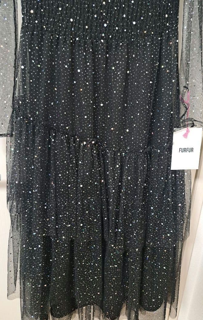 【本日発送】FurFur ドレス　サイズフリー　ショッパー付き
