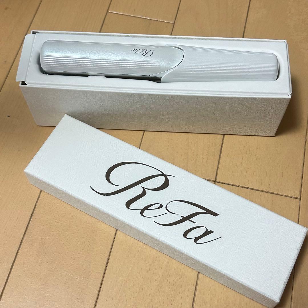 未使用 ReFa フィンガーアイロン ストレート アイロン 持ち運び ホワイト