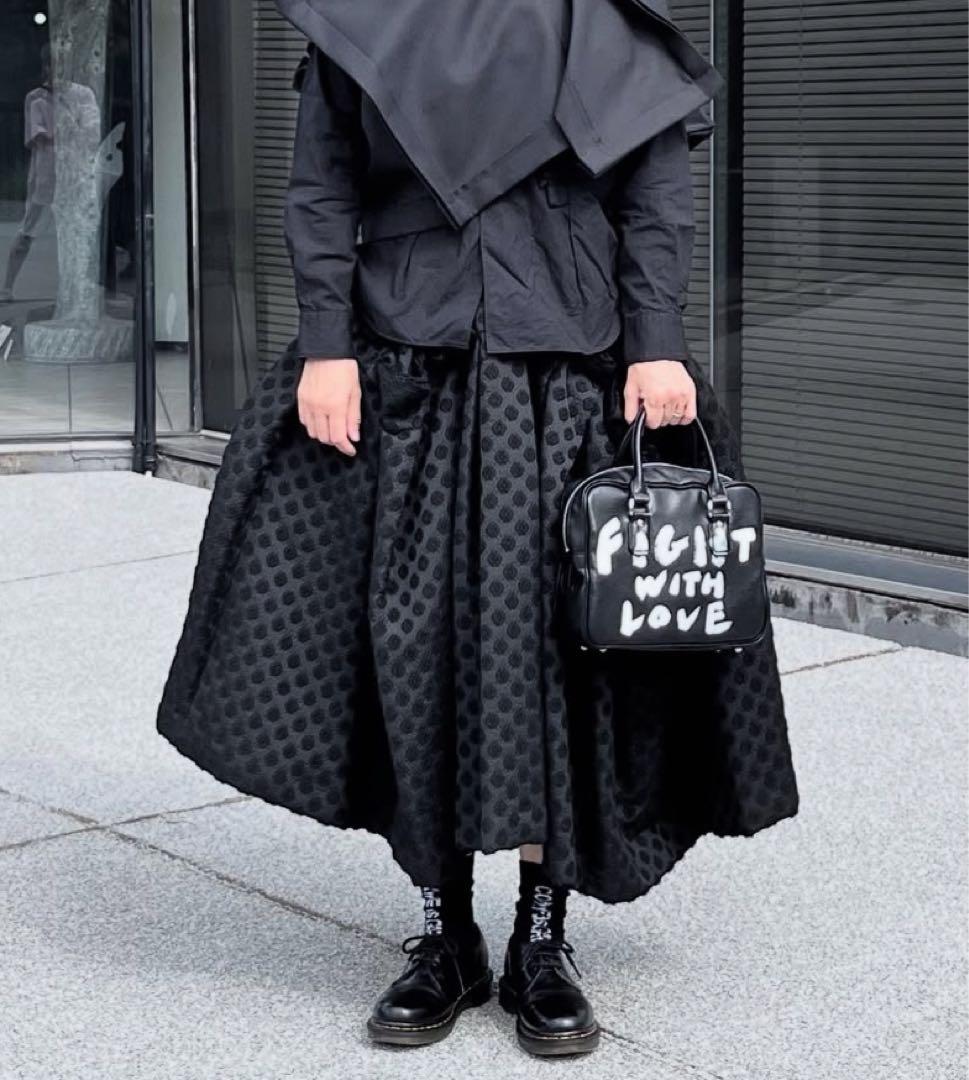 COMME des GARCONS コムデギャルソン　スカート　ドット 可愛い