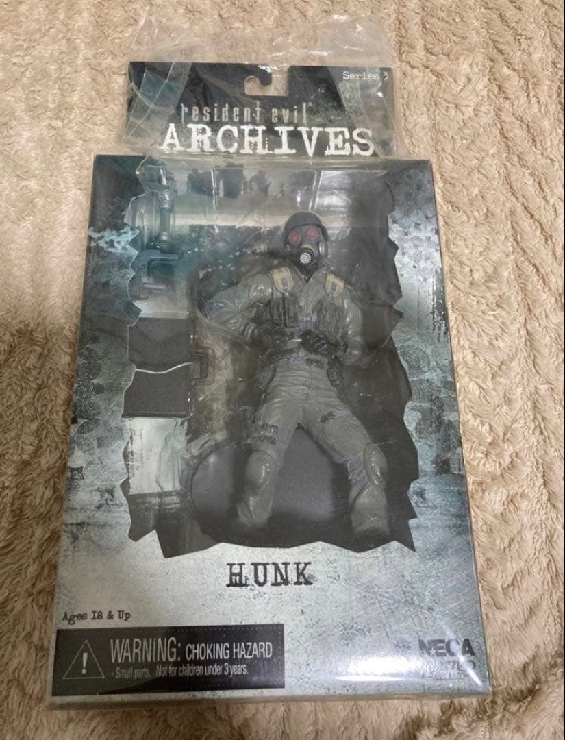 バイオハザードアーカイブス アクションフィギュア ハンク レア 当時品