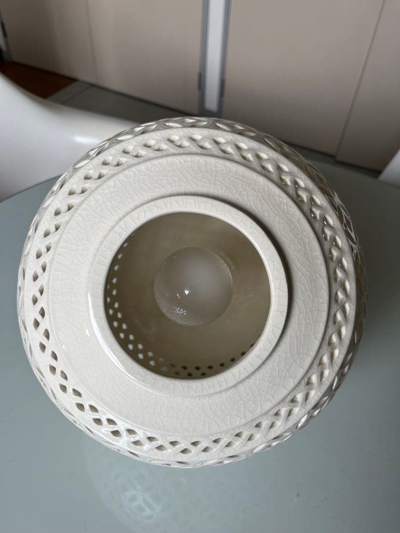 ジャパニーズモダン　陶器製　ペンダントランプ　照明　オーデリック　ヴィンテージ