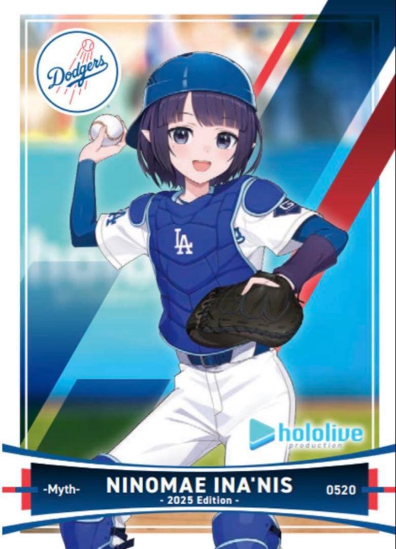 最速発送　ドジャース　ホロライブ　プロモ　3枚セット　未開封　hololive