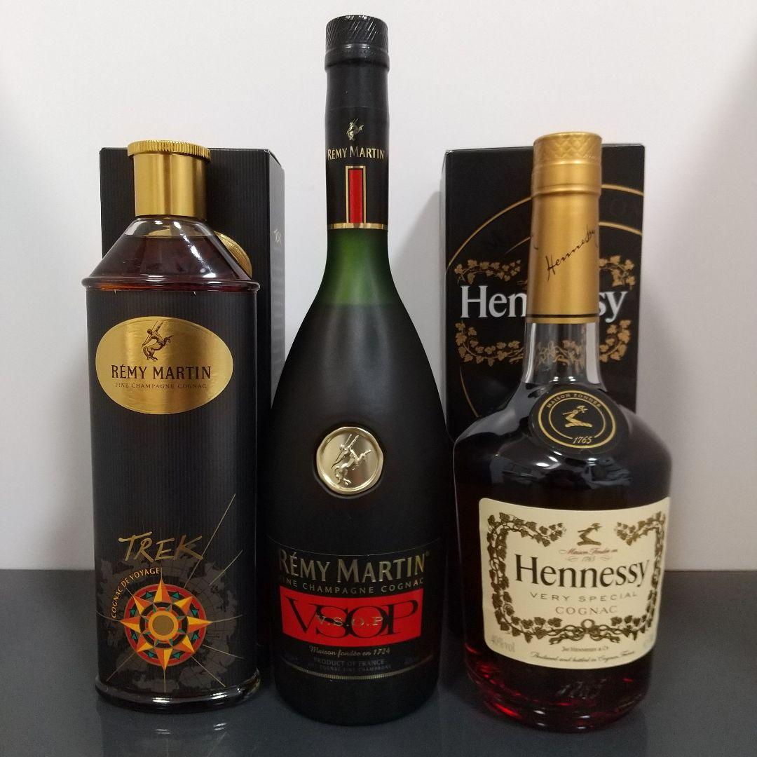 ヘネシー　VS　レミーマルタン　VSOP　レミーマルタン　TREK　ブランデー
