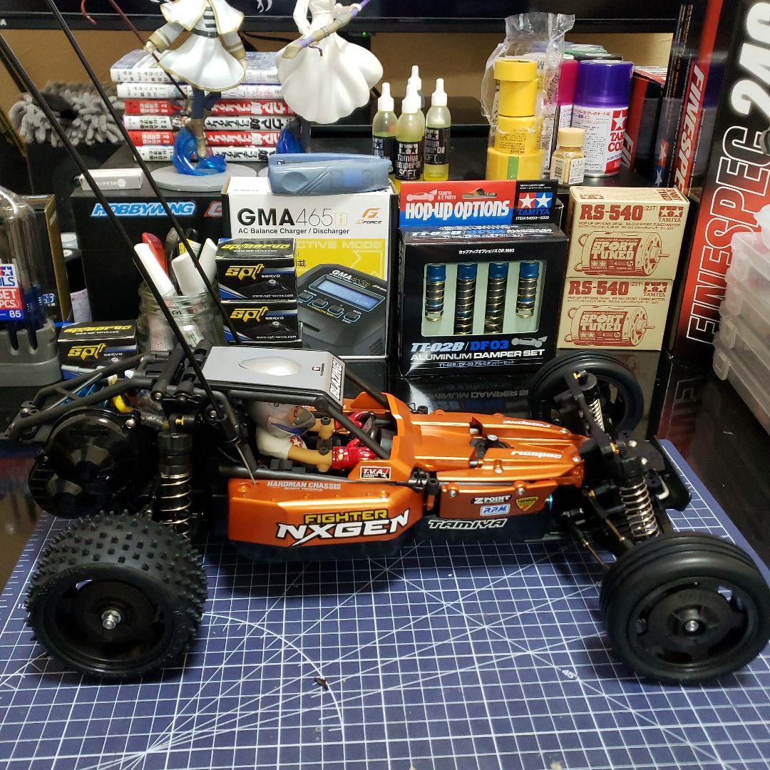 タミヤ 2025 DT04 ファイターネクスジェン カスタム ブラシレスセット②