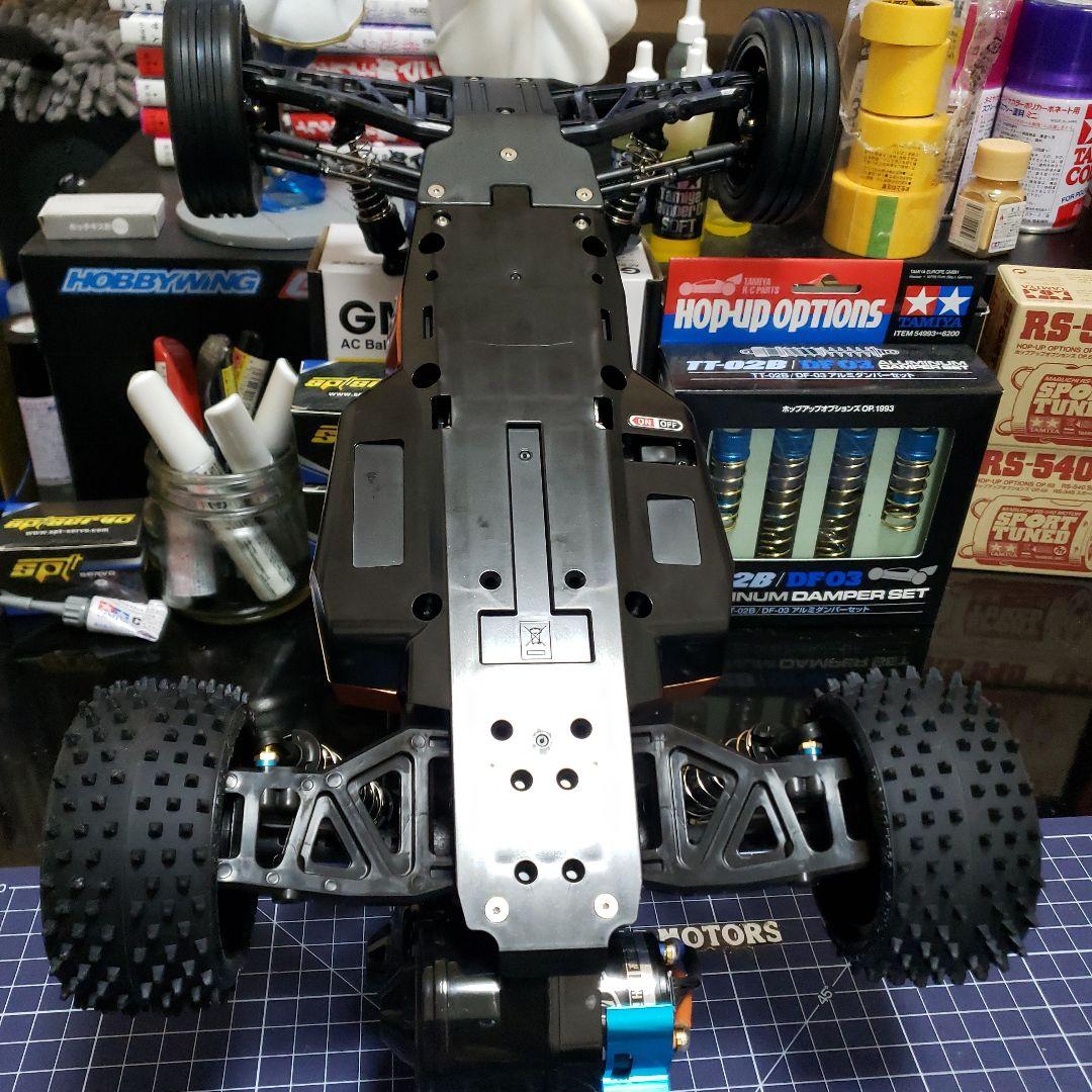 タミヤ 2025 DT04 ファイターネクスジェン カスタム ブラシレスセット②