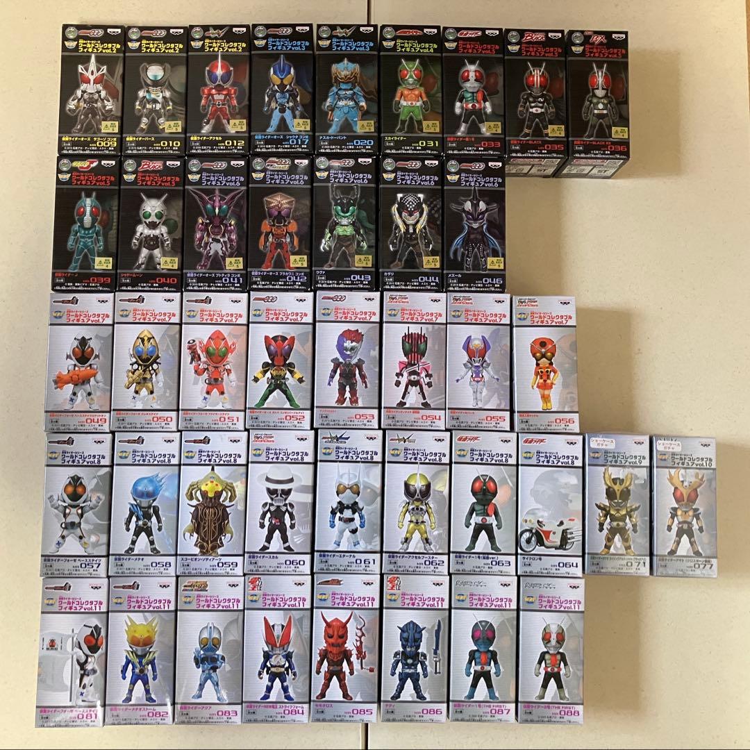 仮面ライダーワールドコレクタブルフィギュア42個 まとめ売り！ 1体約300円
