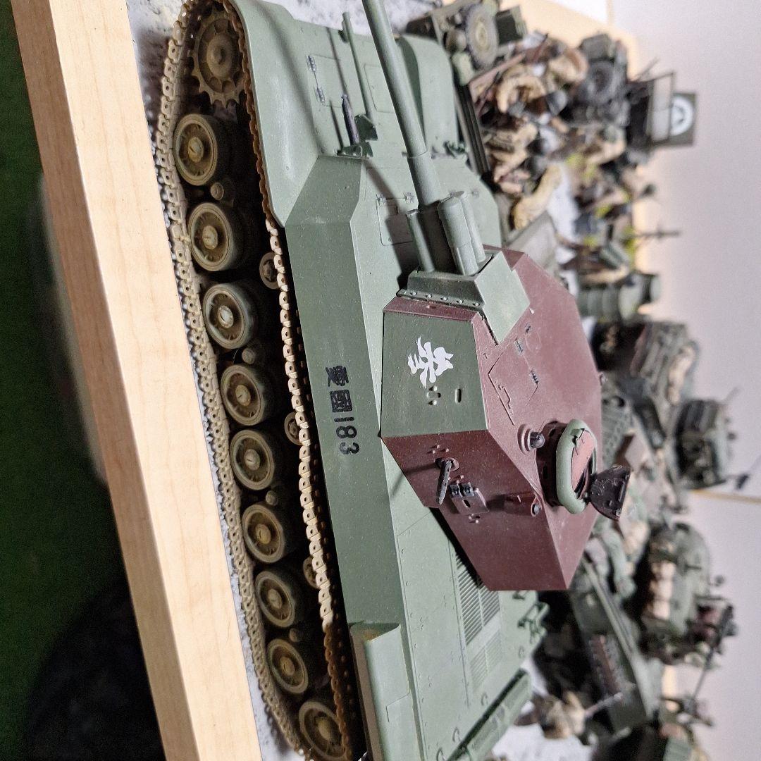 ジオラマ完成品　タミヤ1/35プラモデル