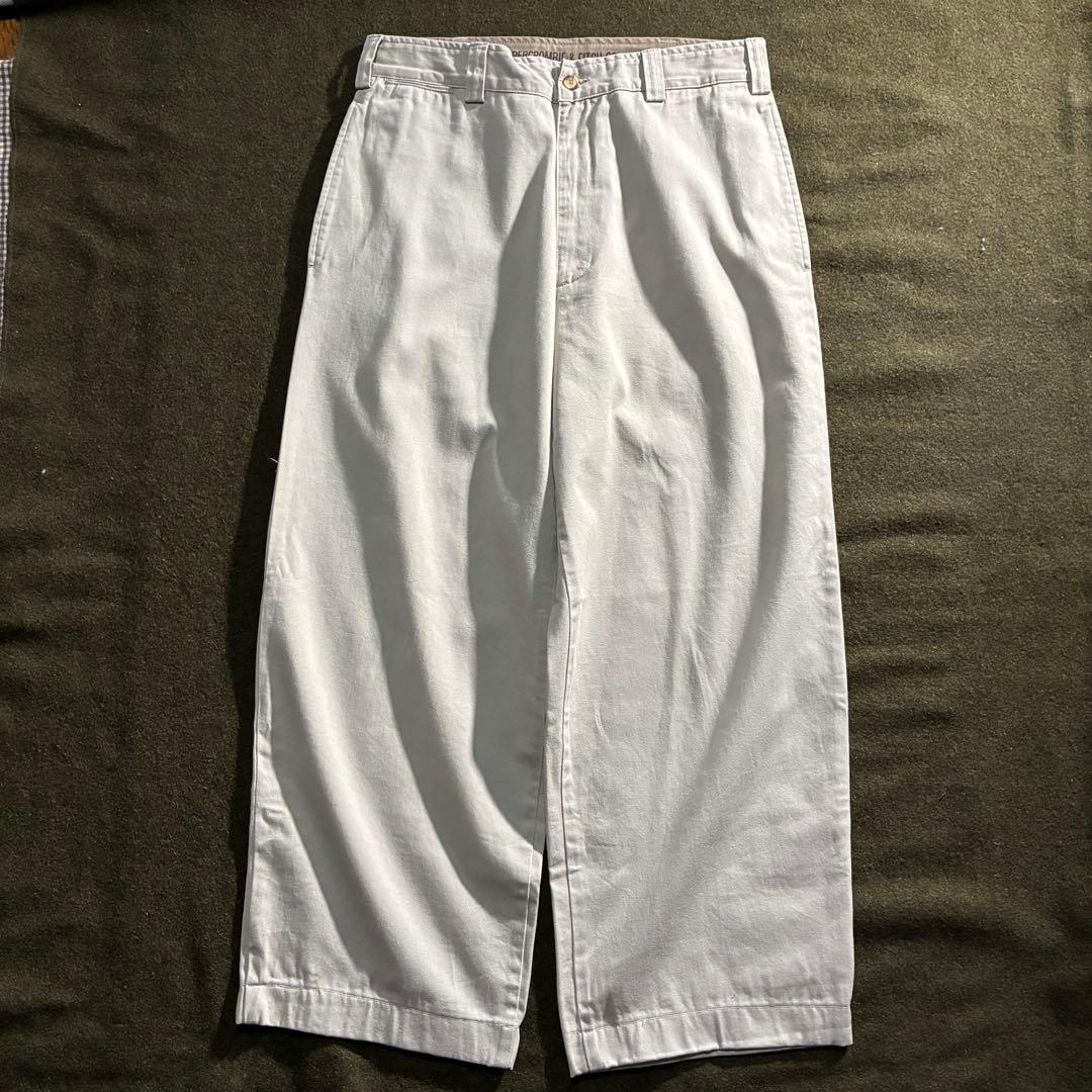 90s Abercrombie & Fitch バギー　チノ　33/32