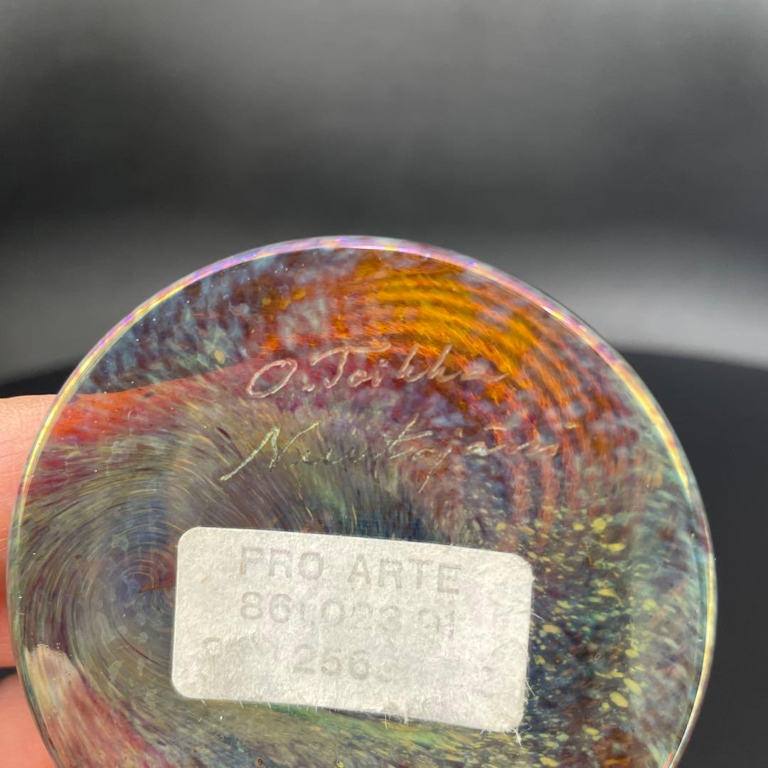 【E】✨希少品✨ヌータヤルヴィ　オイバトイカ　グラス　渦巻き模様　一点物