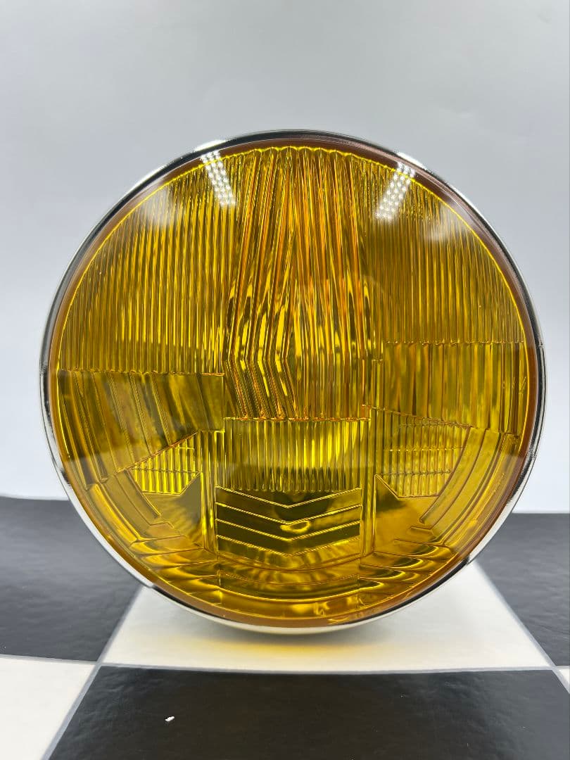 シビエCIBIEタイプ180パイヘッドライトイエローレンズメッキケ−ス