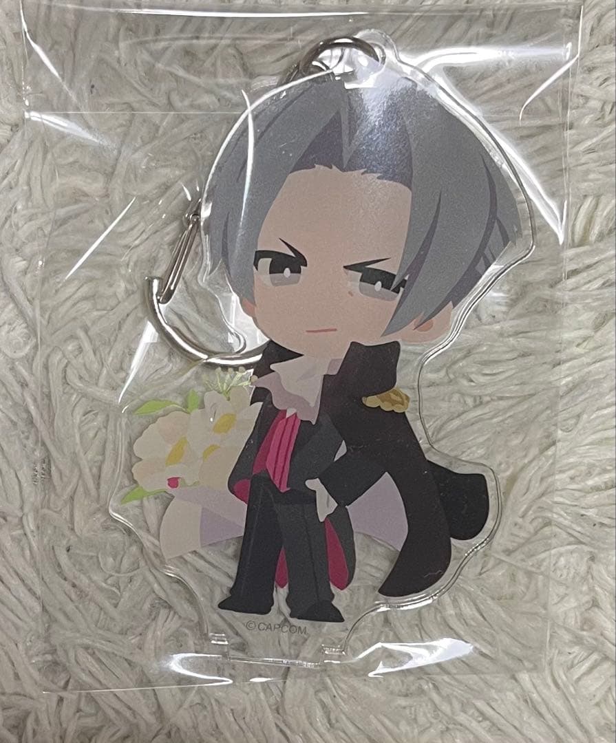 雑貨　御剣怜侍 「CAPCOM CAFE×逆転裁判 20th キーホルダー」