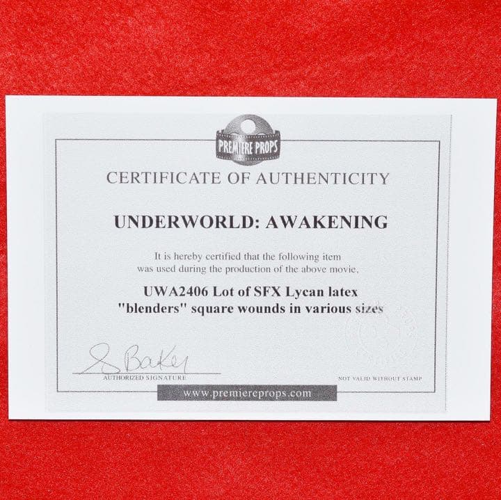 『アンダーワールド』小道具 ライカン族の傷跡