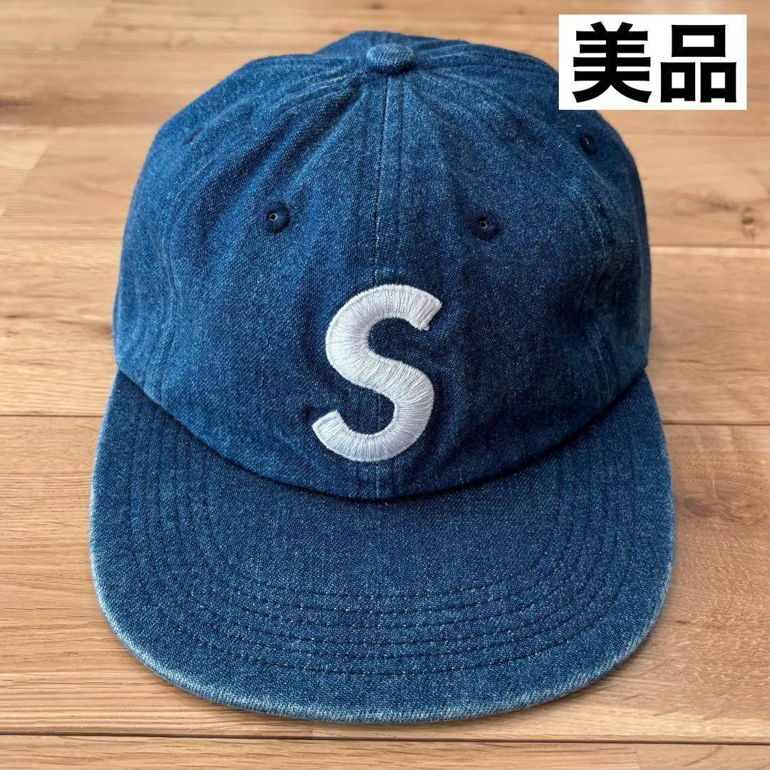 帽子 Supreme Washed Denim S Logo 6-Panel Cap