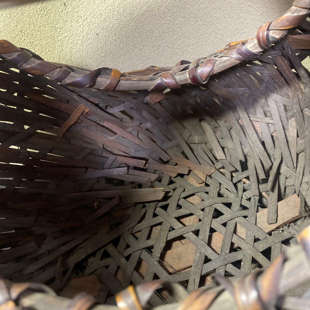 竹製 丸型花生　 中型