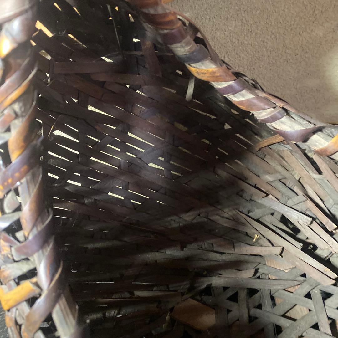 竹製 丸型花生　 中型