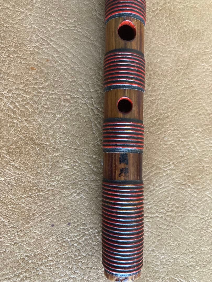 篠笛蘭情(照)管　唄もの(ドレミ調)六本調子　朱総巻