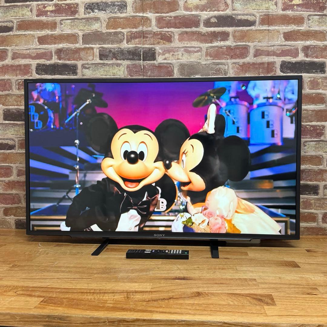 SONY 43V型 液晶テレビ BRAVIA KJ-43W730E 動画アプリ○