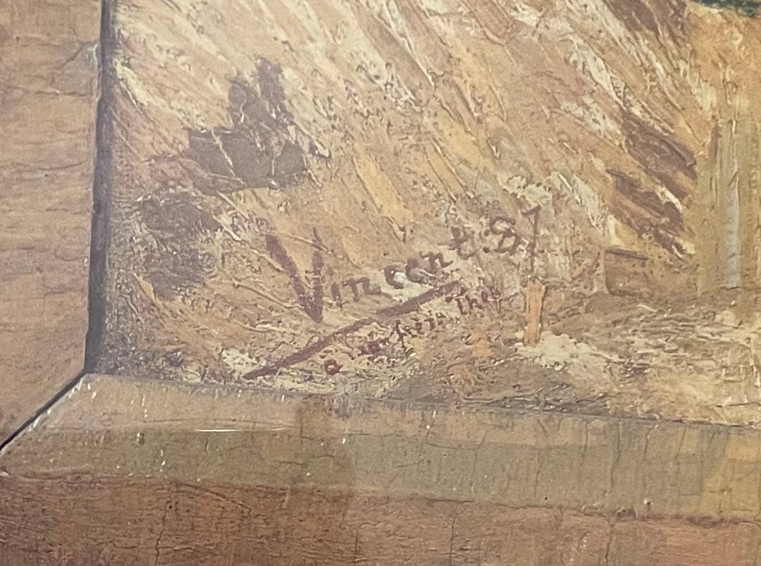 額装ゴッホ(VAN GOGH) 『マルメロ、レモン、梨、葡萄』の手書きの複製画