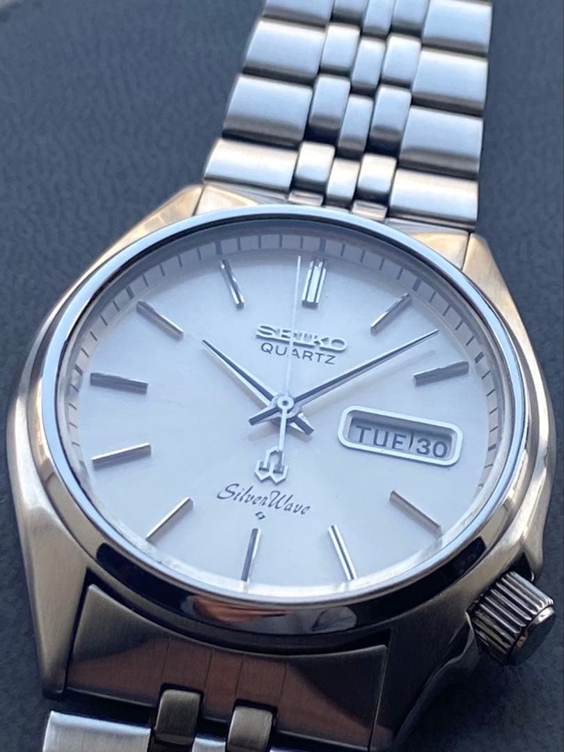 セイコー SEIKOシルバーウェーブ　アンティーク　　キズ無し極美品
