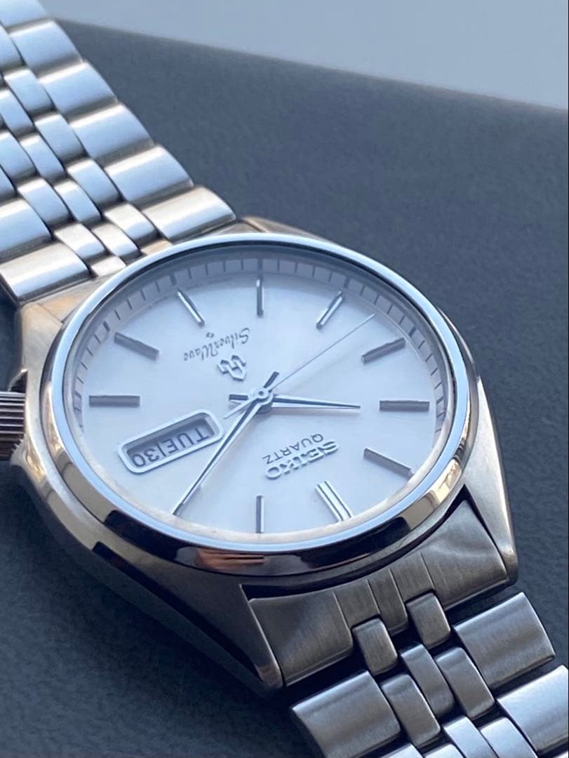 セイコー SEIKOシルバーウェーブ　アンティーク　　キズ無し極美品