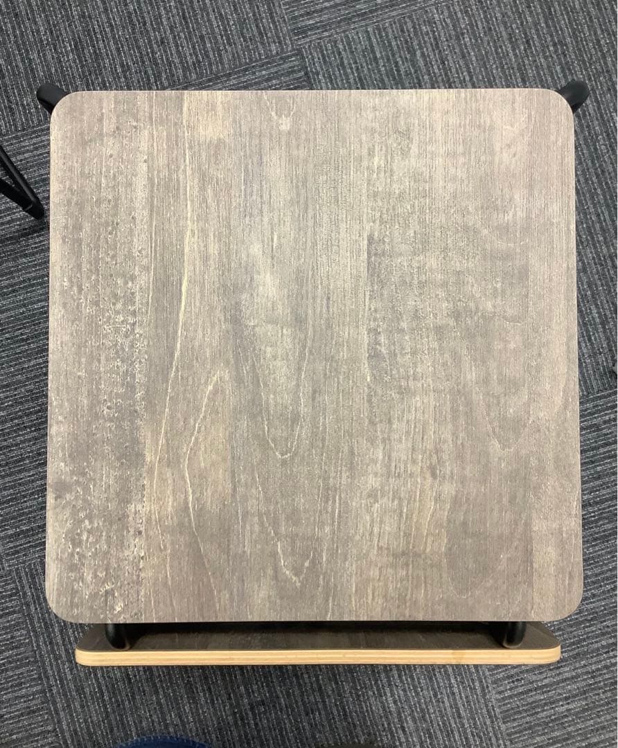 【3脚セット】イトーキ ノットワーク サイドスツール 木製什器 KLU-401