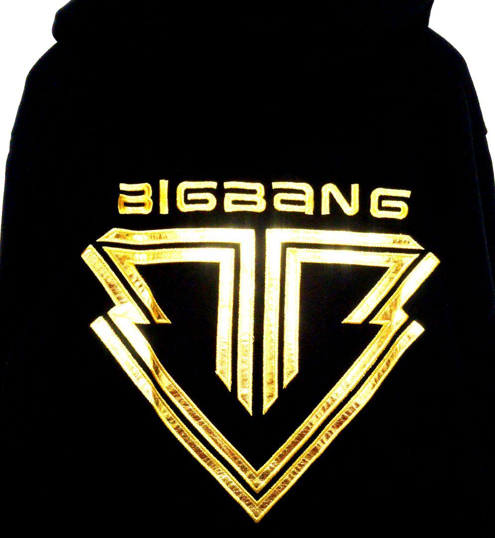 レア BIGBANG ジップアップパーカー ゴールド刺繍 Mサイズ
