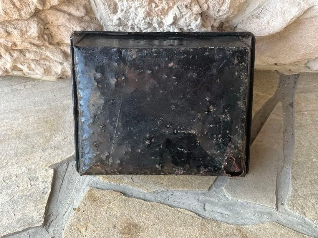 ☆値下げ☆フランスアンティーク　アイアン製ホワイトペイントの傘立て