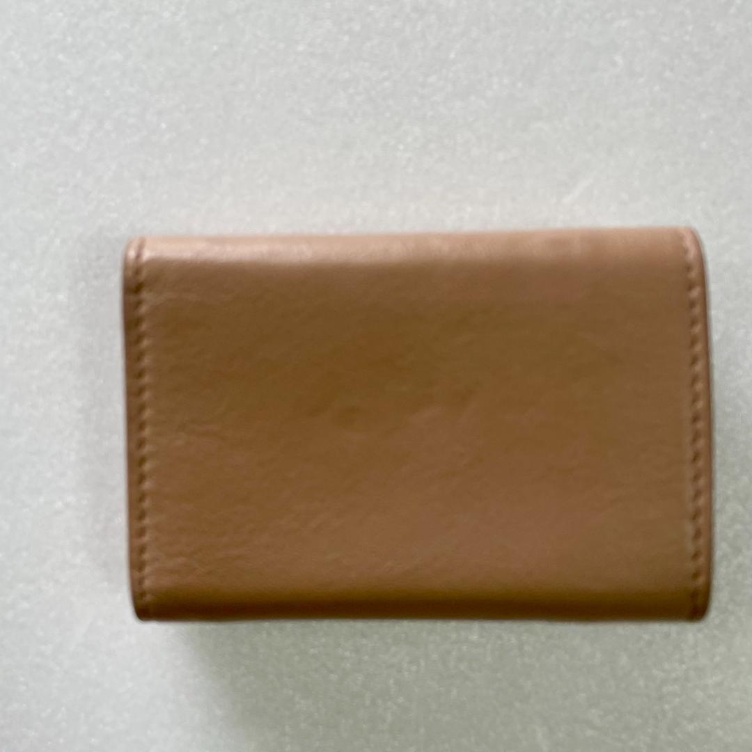 BALENCIAGA バレンシアガ　 三つ折り財布　ペーパーウォレット　ブラウン