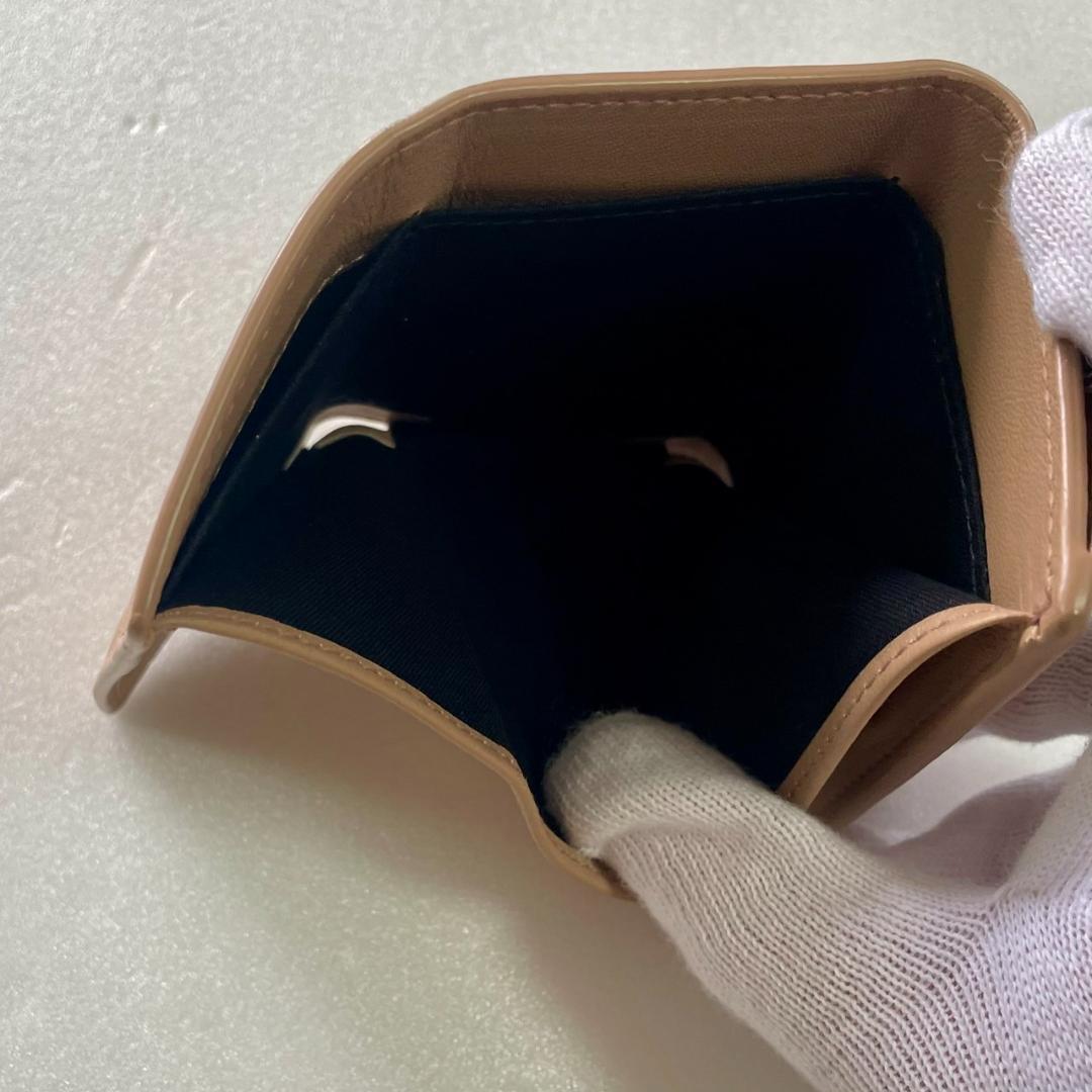 BALENCIAGA バレンシアガ　 三つ折り財布　ペーパーウォレット　ブラウン