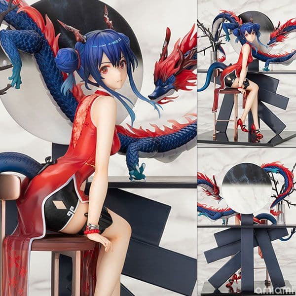 アークナイツ　チェン　歳紅霞VER.　フィギュア　アクリルキーホルダー