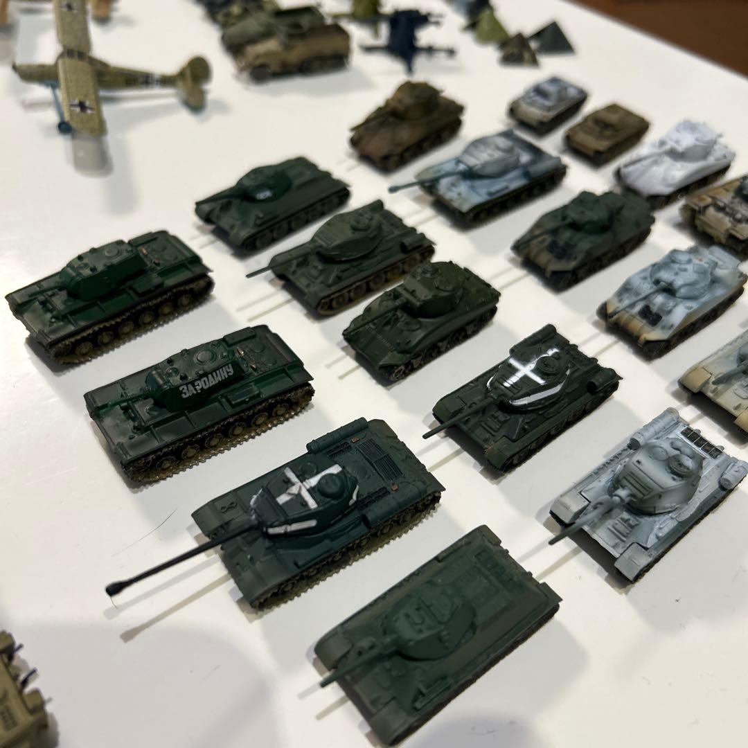 ワールドタンクミュージアム　WW2 戦車68個セットと他装備品等