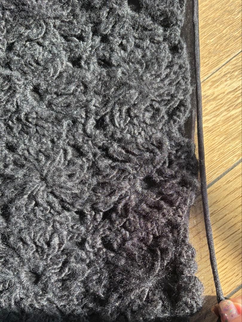 【希少美品】コムデギャルソン ウール仕立てスカートS(日本M)ネイビー(濃紺)