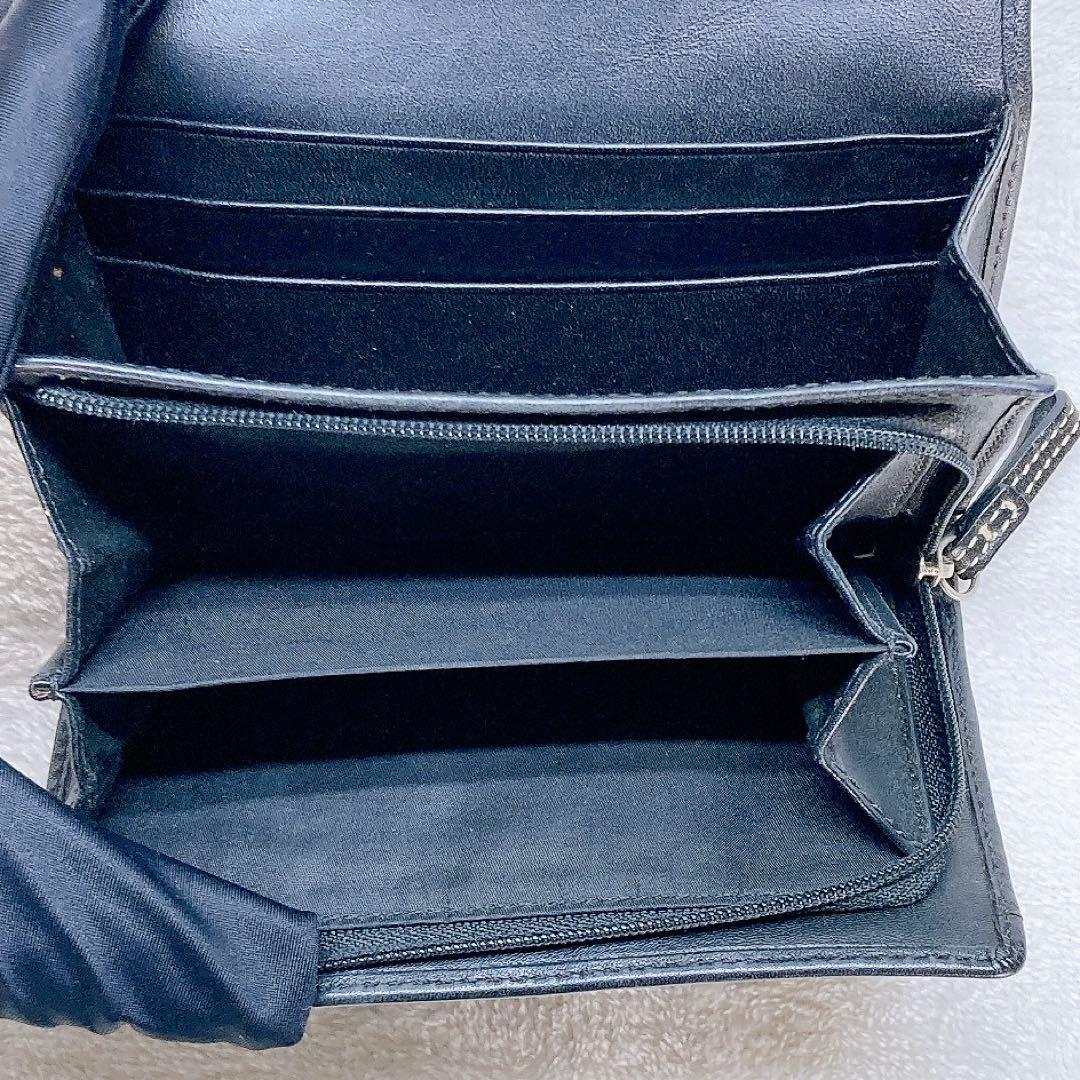 小物 Coach Compact Wallet Soho Black leather