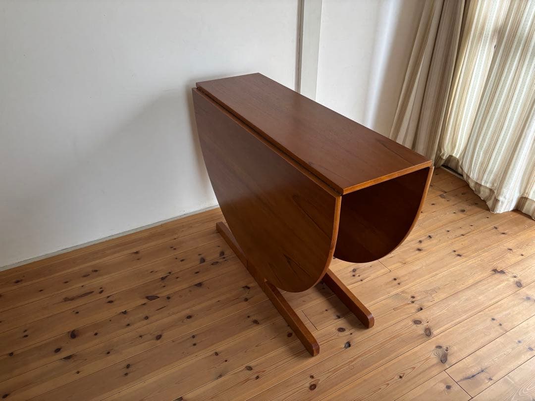 北欧ヴィンテージ　デンマーク　チーク　バタフライテーブル