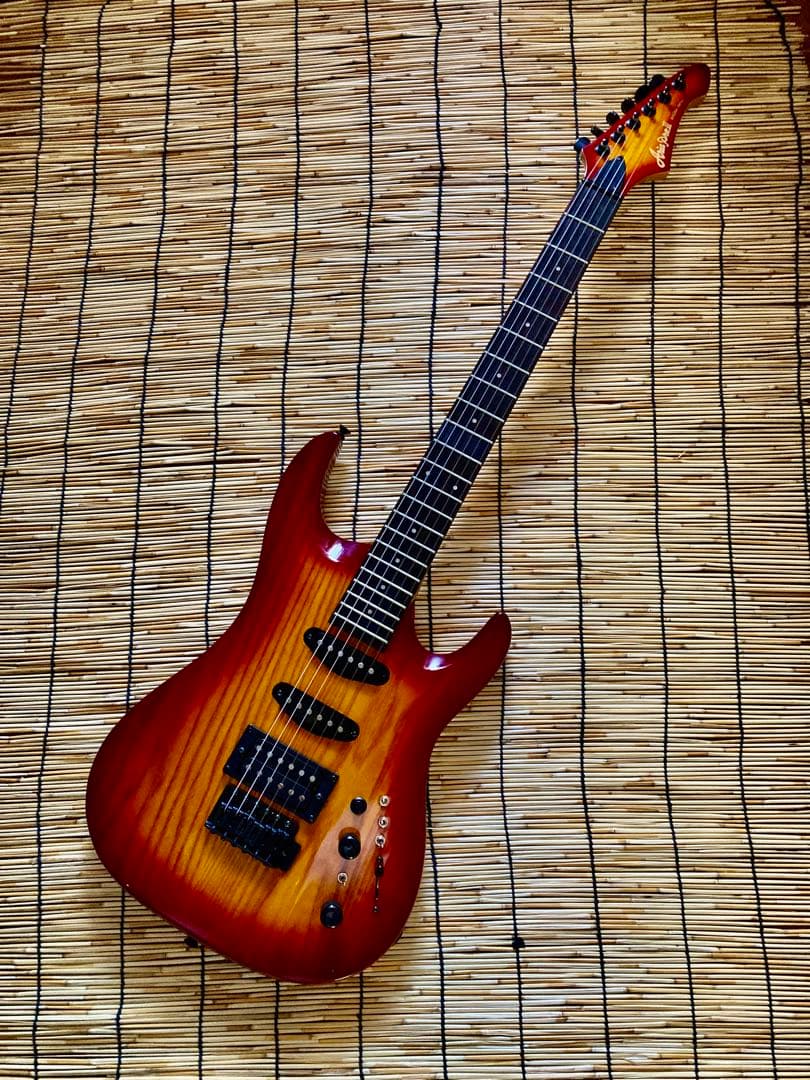 ☆値下決断☆杢目が綺麗な美品　Aria ProⅡ をモディファイして新機能満載